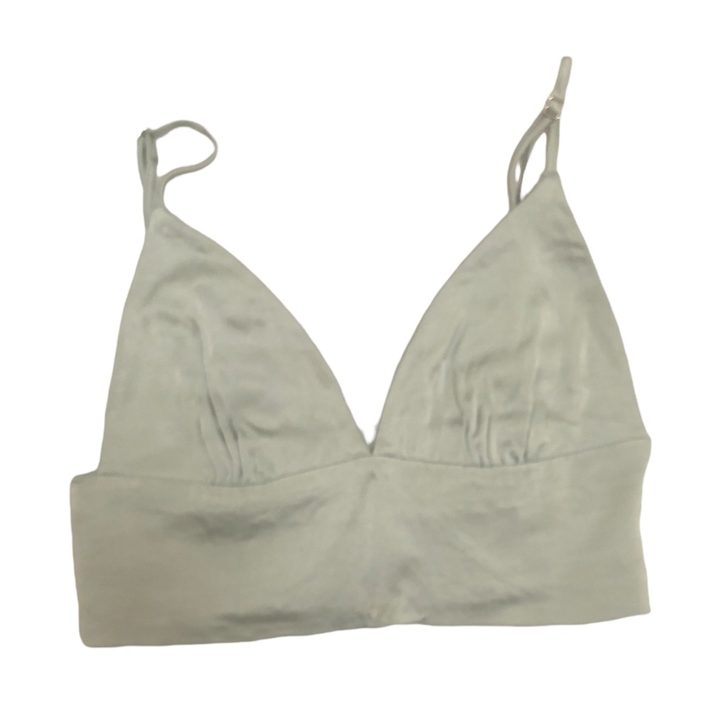 Zara Sage Green Crop Top